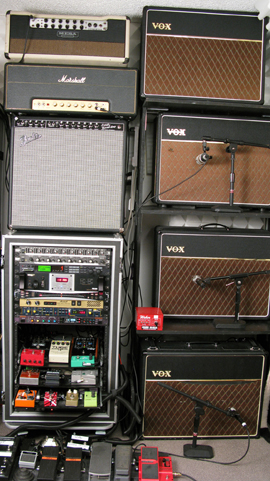 Guitar amps and effects